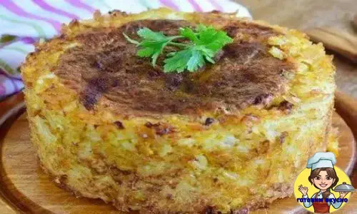 рисовый пирог со скумбрией
