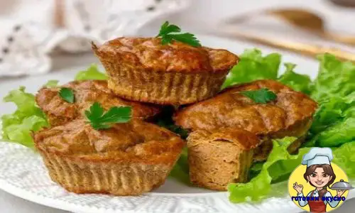 закусочные кексики из куриных сердечек с манкой