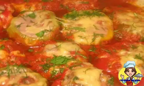 перец фаршированный с перепелиными яйцами