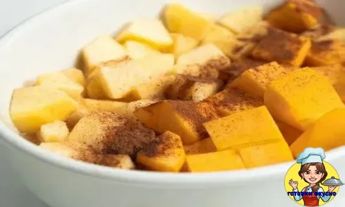 тыква жаренная с айвой и морковью