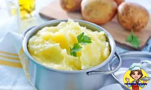картофельное пюре с тремя видами сыра